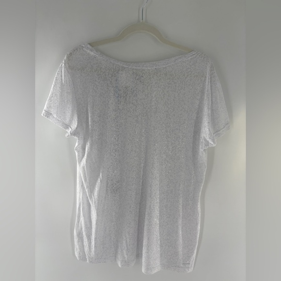 adidas White Miami Heat V-Neck Tee - Picture 6 of 8